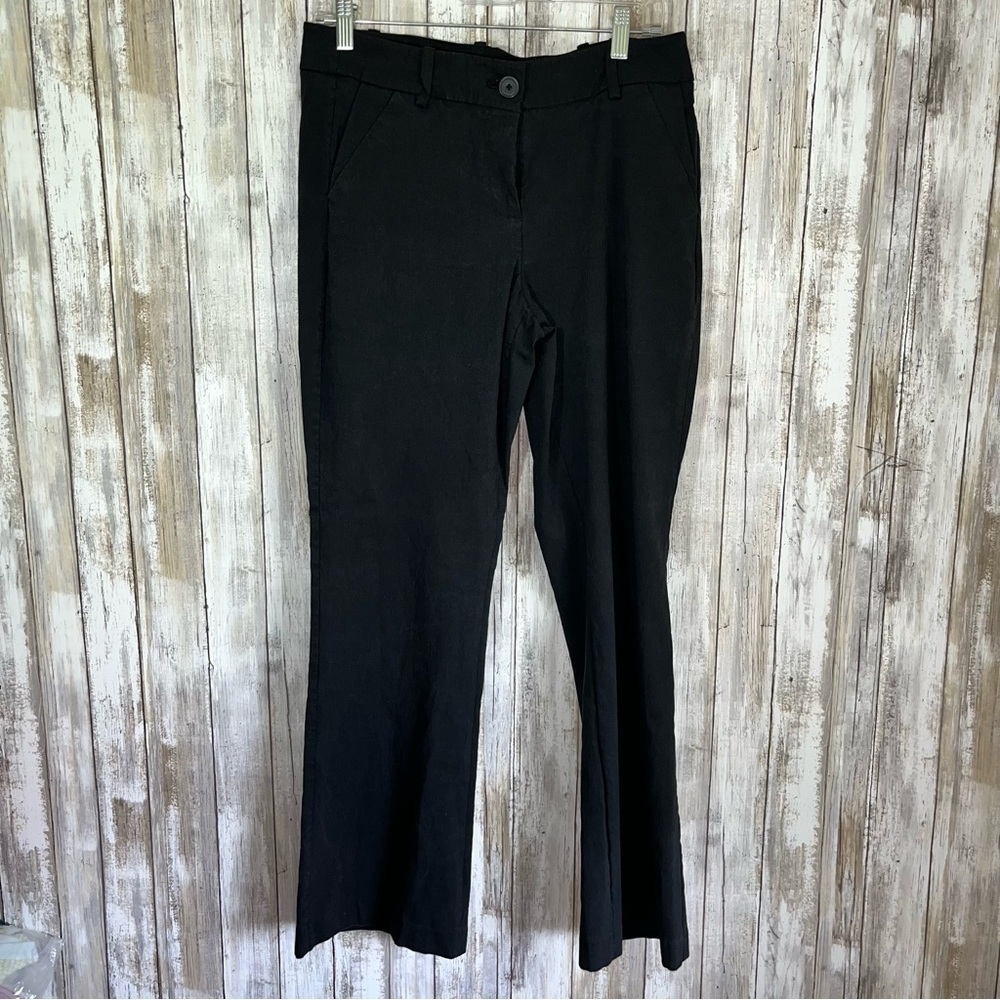 Lane Bryant Black Bootcut Career Pants Size 14 Stretch Work Dress Slacks - Picture 1 of 7